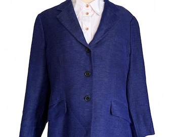 Chaqueta tipo blazer clásica azul marino para mujer de Paul Stuart