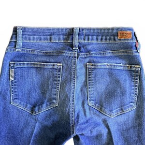 Anthropologie Paige Verdugo Crop Blue Denim Jeans image 5