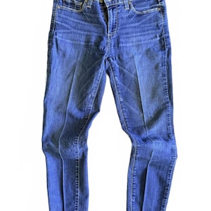 Anthropologie Paige Verdugo Crop Blue Denim Jeans image 1