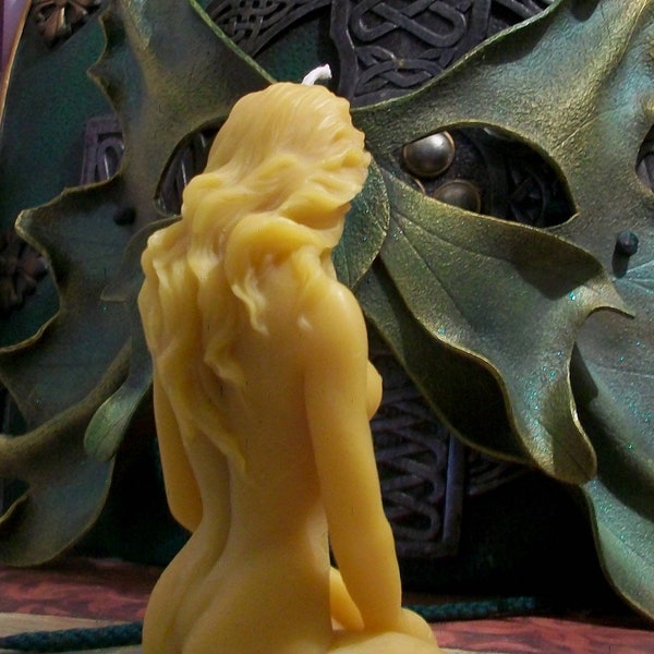 Free USA Shipping Nude Female Lady Beeswax Candle Choice Of Color