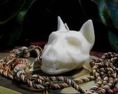 Cat Skull Beeswax Candle