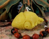 Medium Heart Beeswax Candle