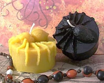 Free USA Shipping Beeswax Tarantula Spider Pillar Candle Choice of Color
