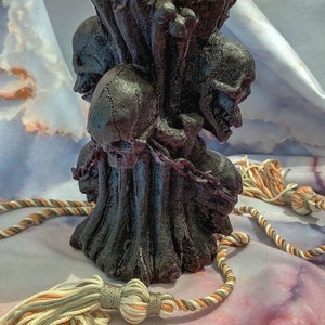 Free USA Shipping Skull Chains Screams Goth Candle image 5