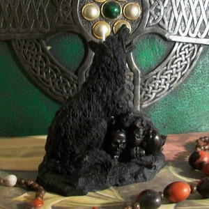 Gratis EE.UU. Envío Aullando Lobo Cera de Abeja Vela