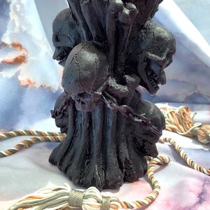 Free USA Shipping Skull Chains Screams Goth Candle image 7