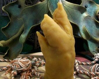 Free USA Shipping Macabre Pigs Foot Candle Beeswax Candle Choice Of Color