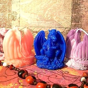 Free USA Shipping Beeswax Dragon Candle