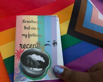 Femboy Energy Zine – Una lista de personajes y fantasía queer
