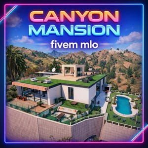 Canyon Mansion / Fivem mlo / Mlo / Ottimizzato / Gioco di ruolo / Alta qualità /
