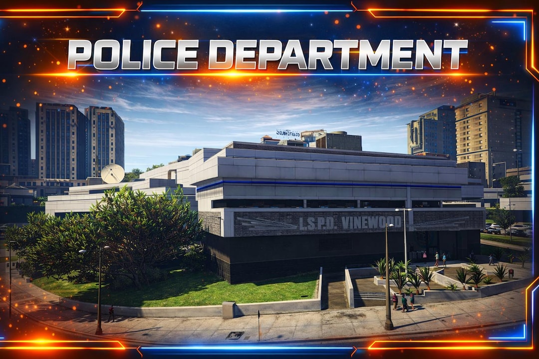 Fivem Department Roster Designs Police Department | Fivem Mlo | Mlo | Optimized| Roleplay | High ...