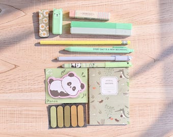 Kawaii Happy Mail Surprise | Mini Stationery Set | Surprise in an Envelope | Handmade Bookmarks | Bookish Stationery