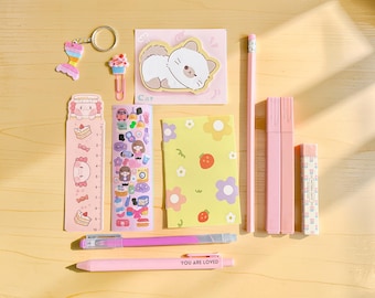 Kawaii Happy Mail Surprise | Mini Stationery Set Pastel | Surprise in an Envelope