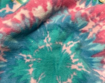 Sokken fleece pastel tie-dye ontwerp gemaakt op bestelling maten 5-14