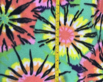 Socks fleece rainbow tie dye design made to order sizes 5-14