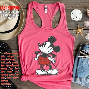 Mickey Mouse Couple Matching Disneyworld Tank Top, 2026 Trip Graphic Tee image 7