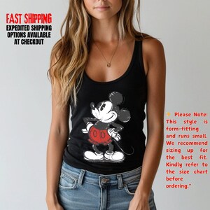 Mickey Mouse Couple Matching Disneyworld Tank Top, 2026 Trip Graphic Tee image 3