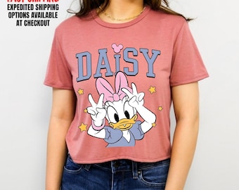 Top corto Daisy para viaje a Disneyland, conjunto para viaje a Disney 2026, regalo para ella.