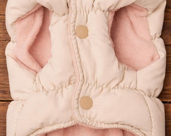 Chaqueta impermeable de invierno para perros: chaleco acolchado cálido para perros pequeños, bulldogs franceses y chihuahuas.