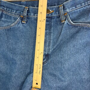 Vintage jaren 70 jaren 80 Wrangler cowboy-snit jeans 31 x 32 gemaakt in de VS Skovill-ritssluiting afbeelding 7
