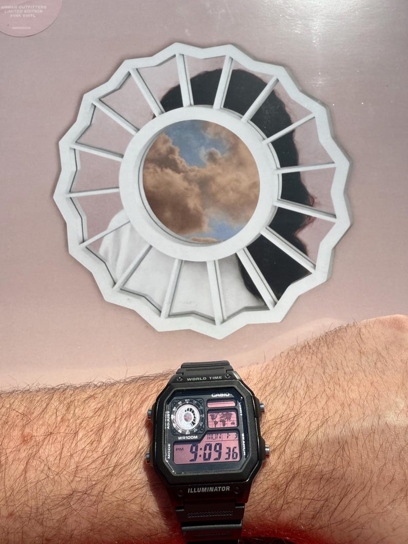 Mac Miller Divine Feminine Casio Watch – Custom AE1200 Mod, Pink Tone image 4
