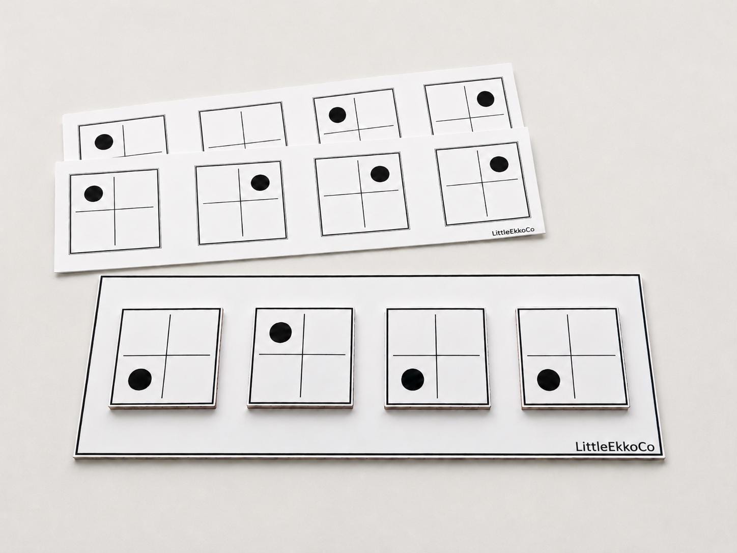 Montessori Dot Pattern Matching Game: Preschool Visual Discrimination ...