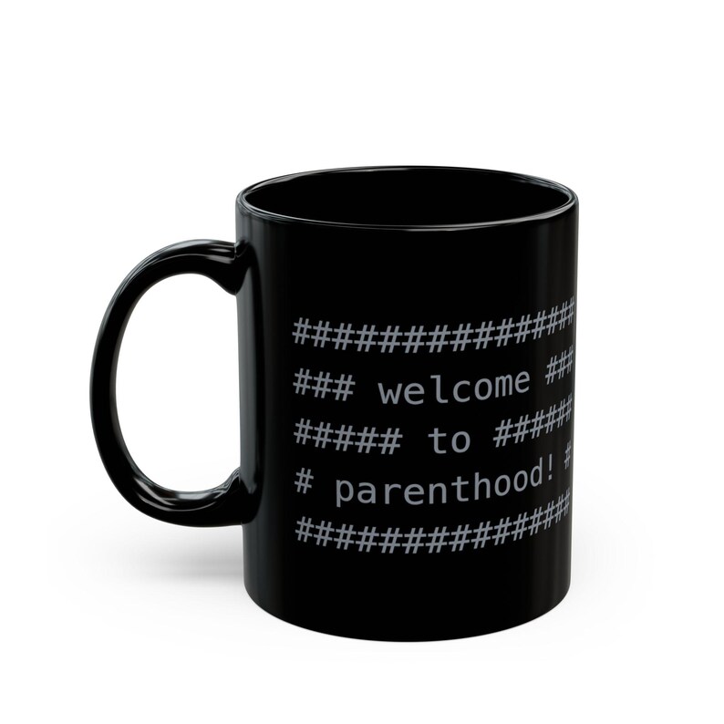 Welcome to Parenthood Python Code Mug | Coder Humor, Programming Coffee Cup | New Parent Mug | Baby Shower Gift image 4