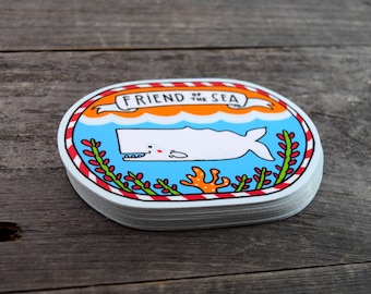 Friend of the Sea - Whale Sticker