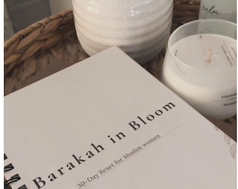 Barakah in Bloom Islamic Journal | 30-Day guided  Women's Reflection & Reset