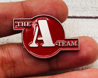 Broche de solapa esmaltado del Equipo A