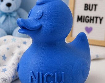 Personlig NICU-sjuksköterska-anka, 3D-tryckt skrivbordsdekoration för sjukvård