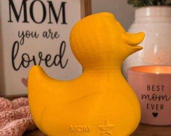 Personalized Chaos Coordinator Duck | Funny Mom Desk Decor, Wine Lover Gift