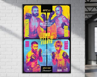 UFC 327: Procházka vs Ulberg - Fight Poster