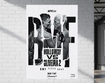 UFC 326: Holloway vs. Oliveira 2 BMF - Fight Poster