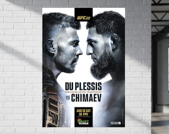 UFC 319: Du Plessis vs. Chimaev - Fight Poster