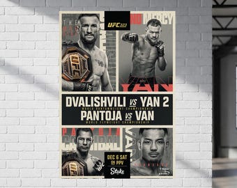UFC 323: Dvalishvili vs. Yan 2 - Fight Poster