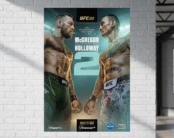 UFC 329: McGregor vs Holloway 2 - Fight Poster