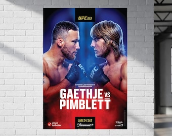 UFC 324: Gaethje vs. Pimblett - Fight Poster