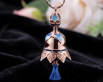 Genshn Impact Scaramouche Bell Necklace Anime Cosplay Wanderer Pendant Jewelry