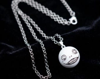 NiR Automta Metal Pendant Necklace Minimalist Game Inspired Chain Choker