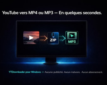 YouTube vers MP4, Télécharger Vidéo YouTube pour Windows PC, Sans Filigrane, Sans Publicité, Sans Virus