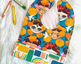 Vinyl Pocket Bib-Frida