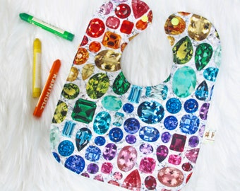 Reversible Bib- Bejeweled