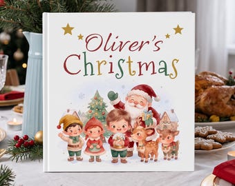 Custom Christmas Storybook for Kids, Personalized Name Holiday Book, Christmas Gift for Daughter or Son, Xmas Adventure, Baby Keepsake