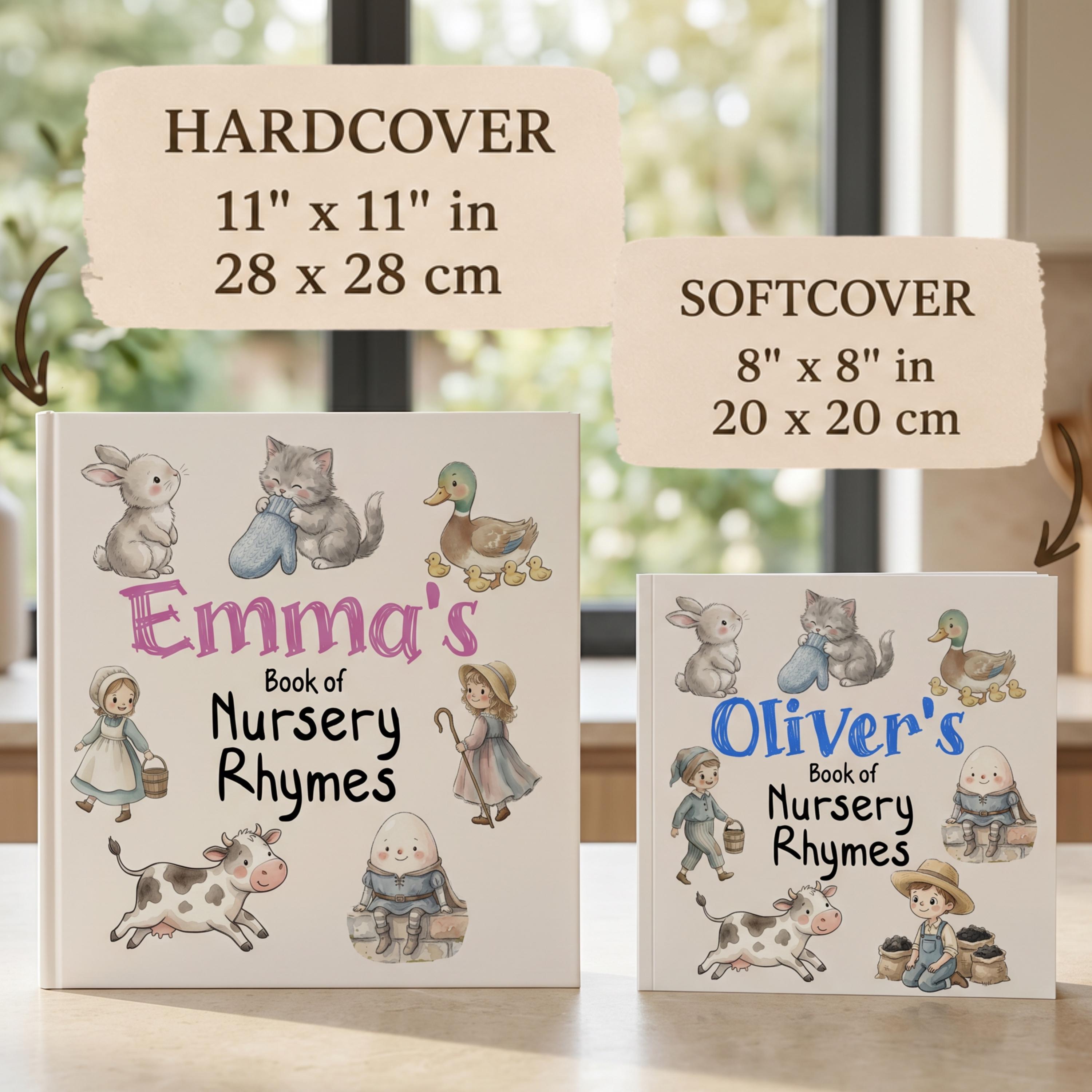 Cover size and binding comparison