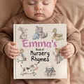 Personalized Nursery Rhymes Storybook | Baby Shower Present for Boy or Girl | Baby Keepsake Gift | Custom Name Children’s Book product logo