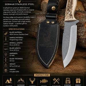 German stag knife - Etsy 日本