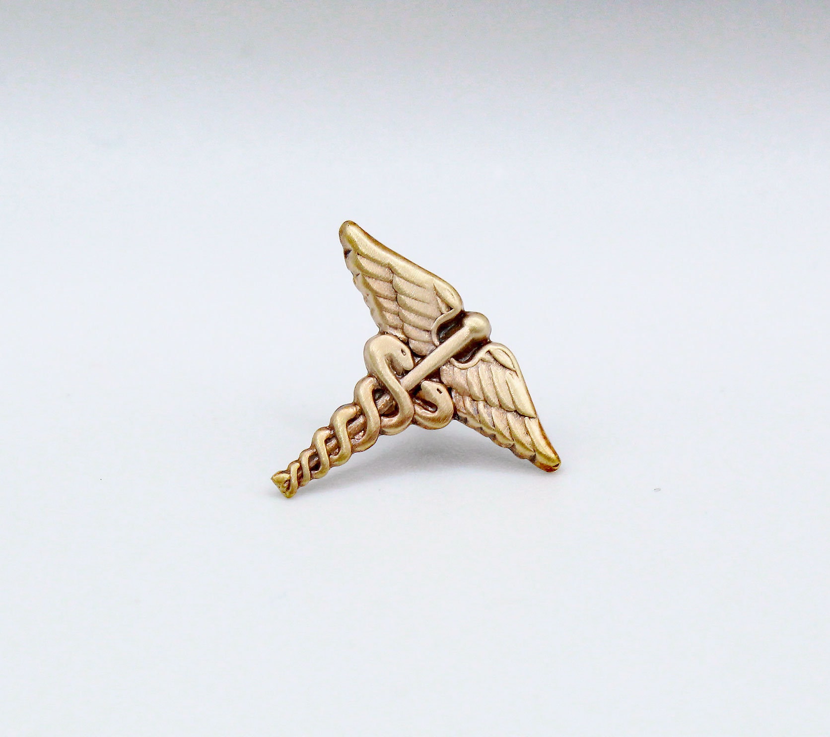Tack (Lapel) Pin Back with 9MM Pad, Gold (36 Pieces)