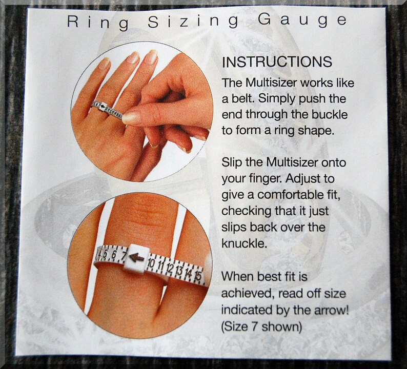 ring sizer reusable ring sizer ring finger sizing tool etsy