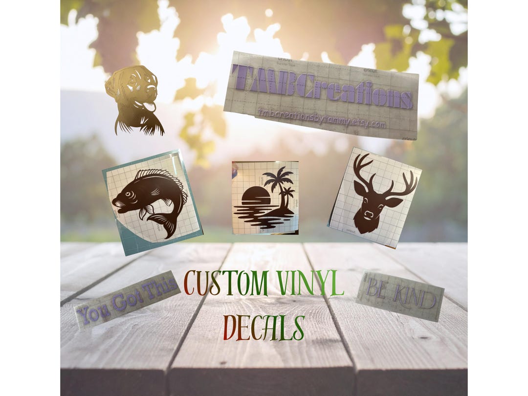 Custom Vinyl Decals - Etsy